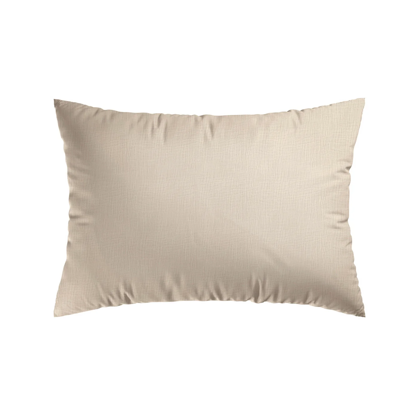Set De 2 Taies D'Oreiller Gaze De Coton - Taupe 07 - Uni - Image 2