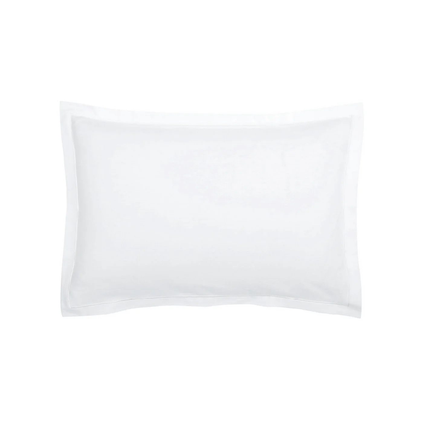 Set De 2 Taies D'Oreiller Satin De Coton - Blanc 01 - Uni - Image 5