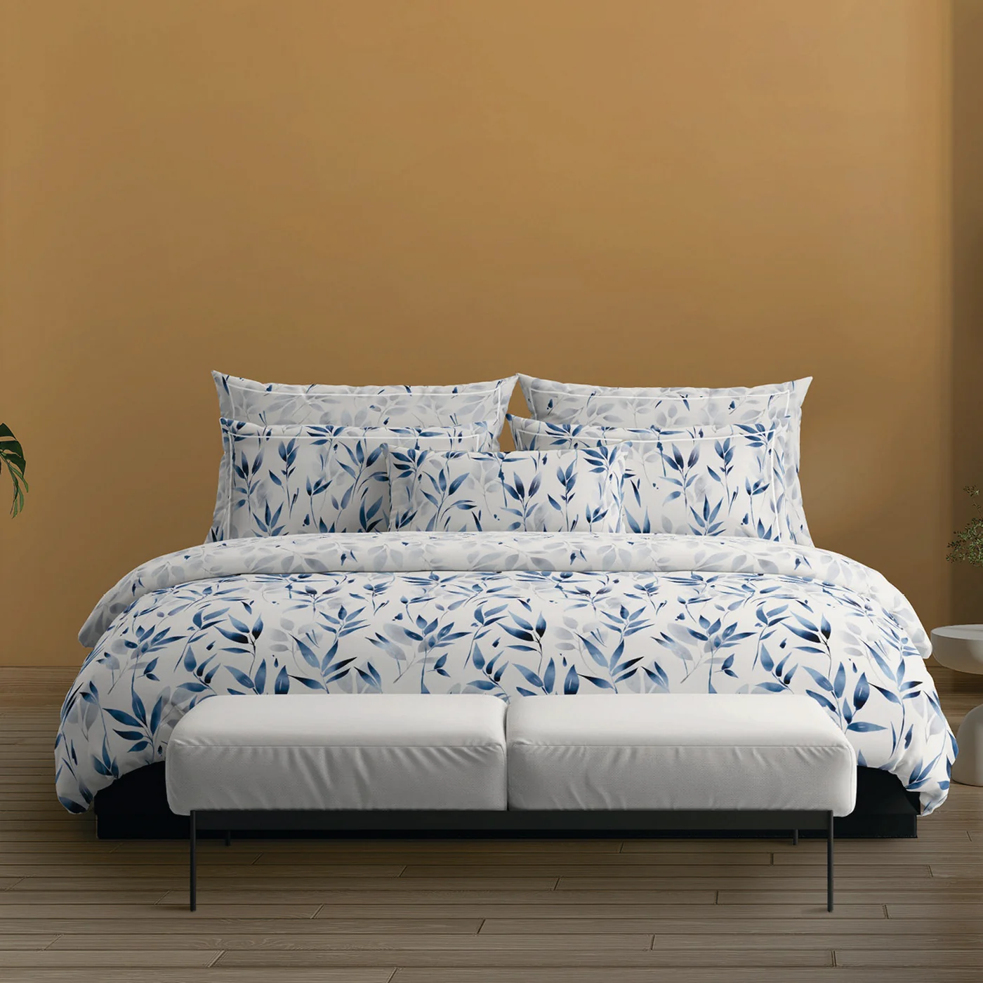Set De 2 Taies D'Oreiller Satin De Coton - Blanc - Murmure - Image 2