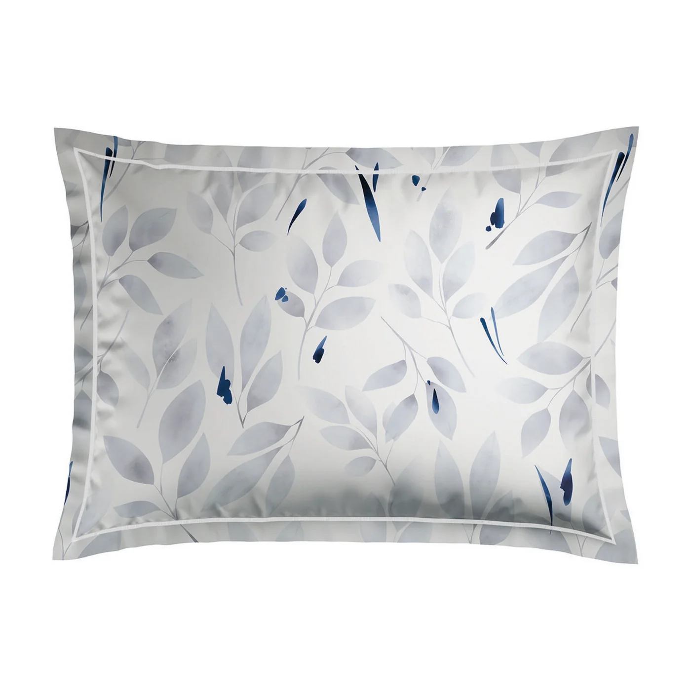 Set De 2 Taies D'Oreiller Satin De Coton - Blanc - Murmure - Image 5