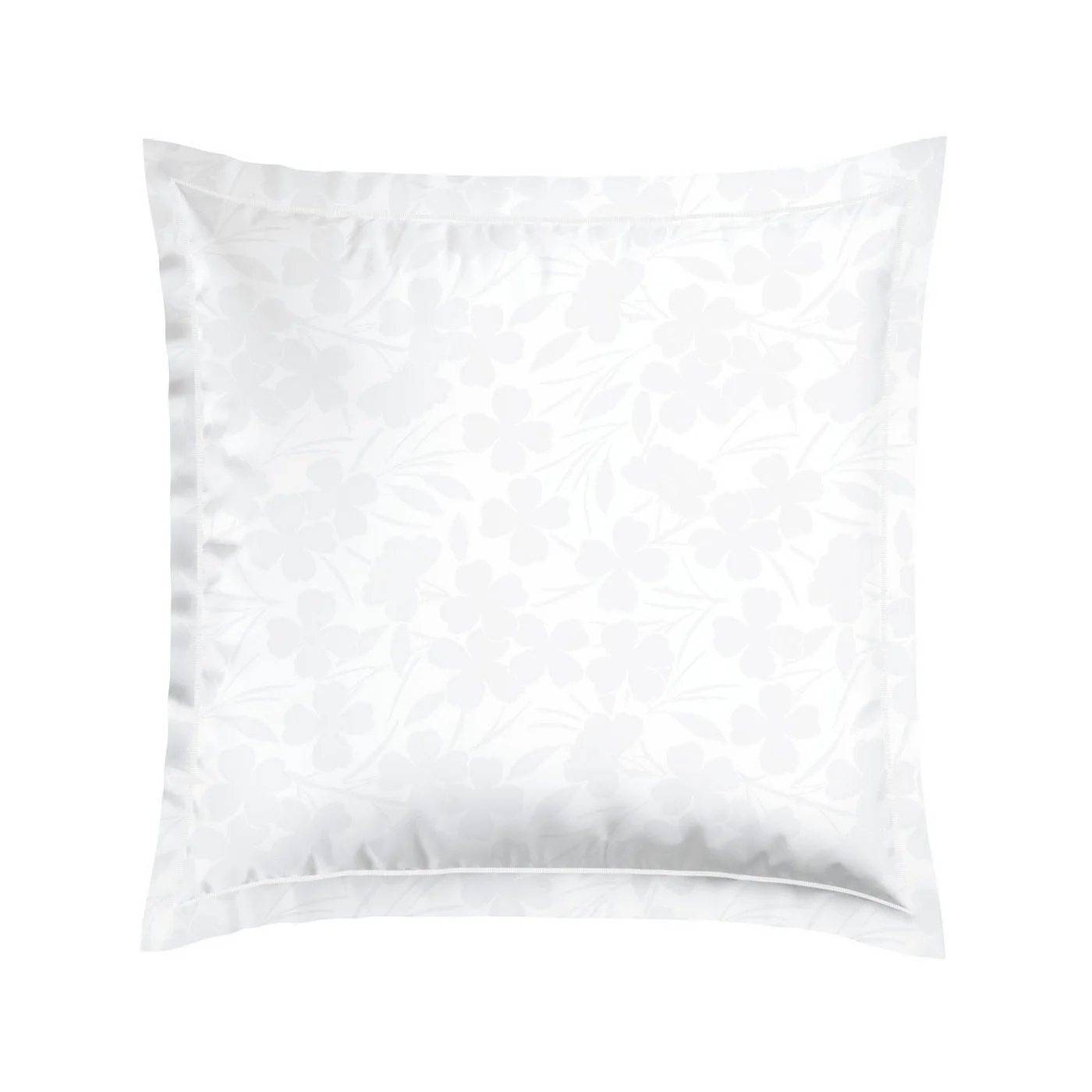 Set De 2 Taies D'Oreiller Satin De Coton - Blanc - Petit Chêne - Image 5