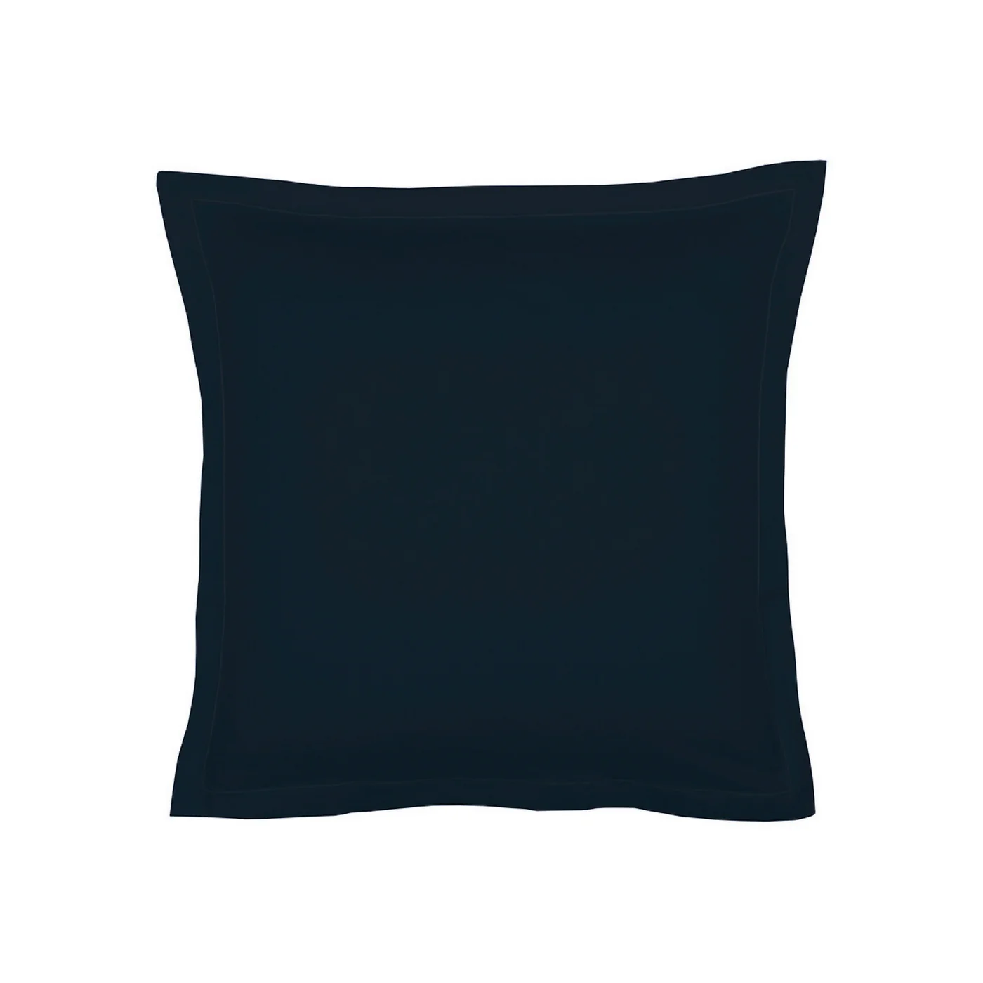 Set De 2 Taies D'Oreiller Satin De Coton - Bleu 11 - Uni 1 Baratta - Image 6