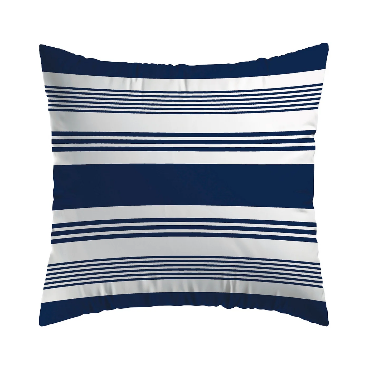Set De 2 Taies D'Oreiller Satin De Coton - Bleu - Léna - Image 5
