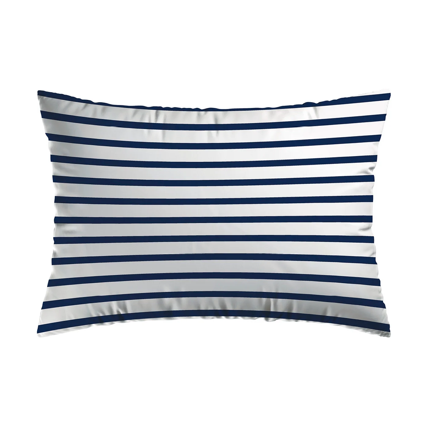 Set De 2 Taies D'Oreiller Satin De Coton - Bleu - Léna - Image 8