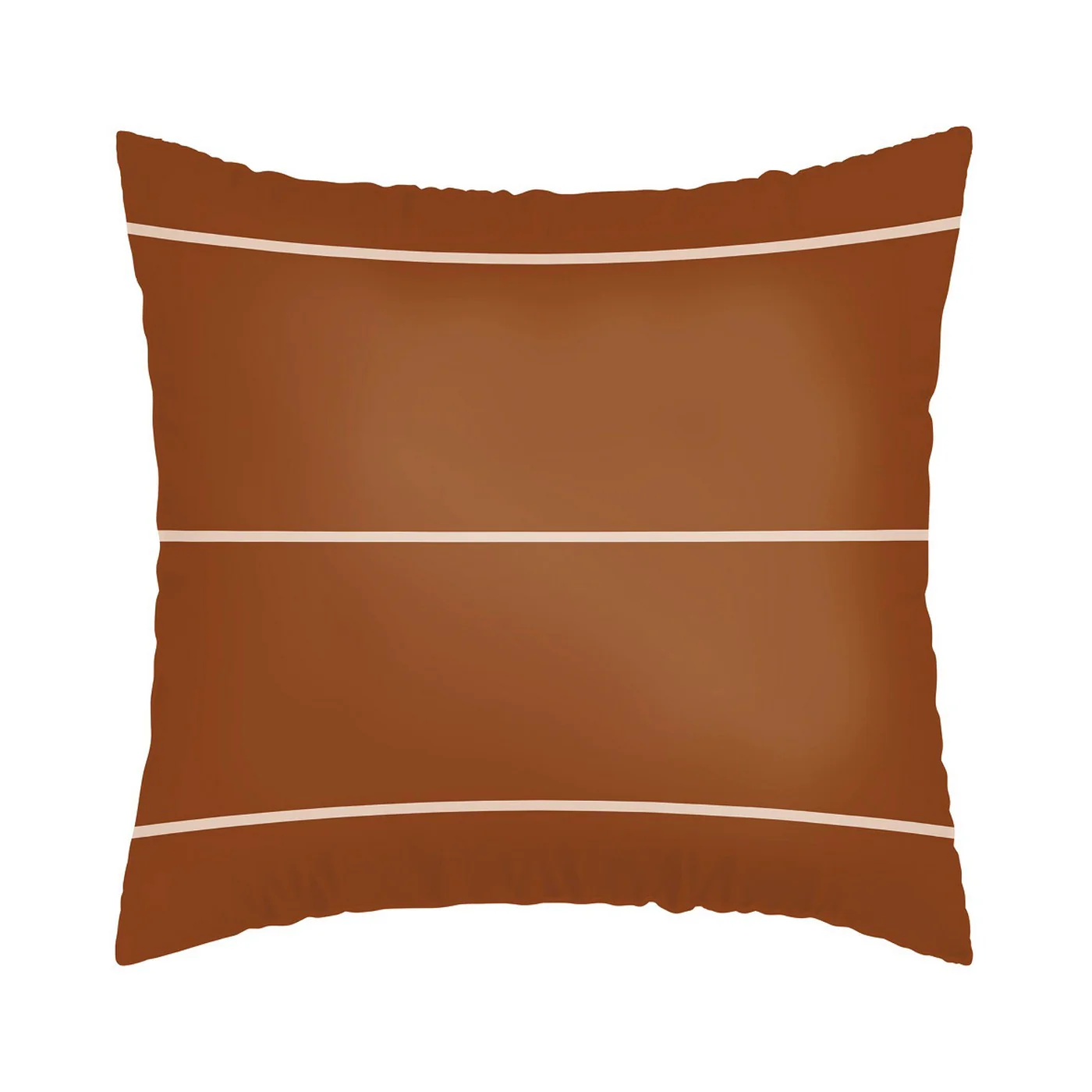 Set De 2 Taies D'Oreiller Satin De Coton - Brun - Camille - Image 5