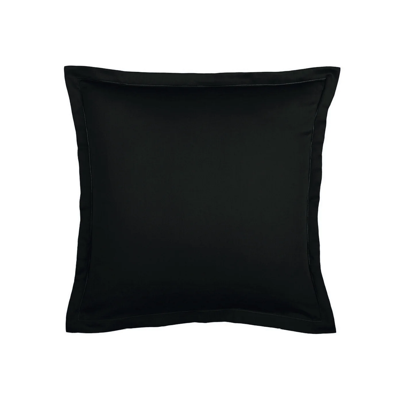 Set De 2 Taies D'Oreiller Satin De Coton - Gris 03 - Uni 1 Baratta - Image 6