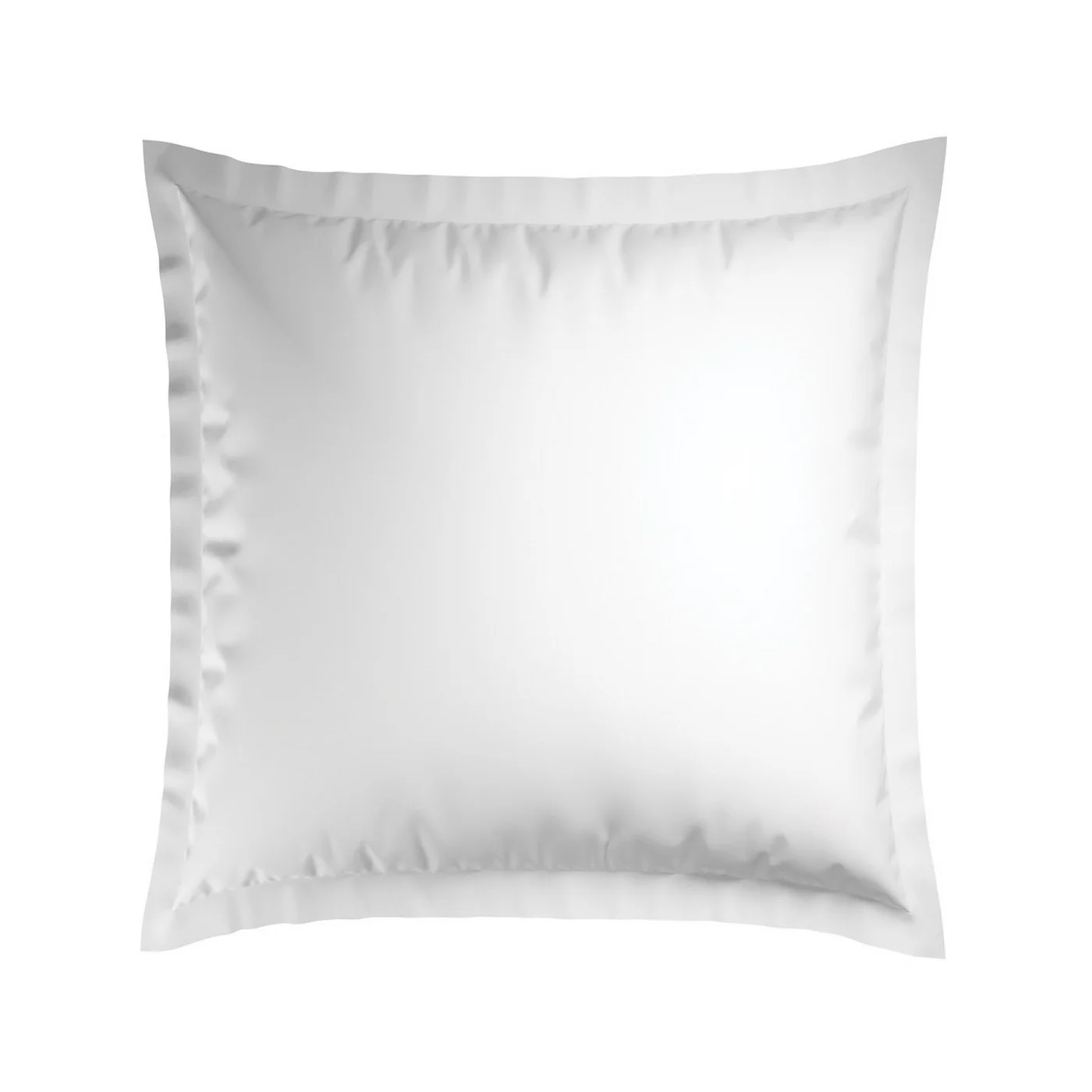 Set De 2 Taies D'Oreiller Satin De Coton - Gris / Blanc - Nice - Image 6