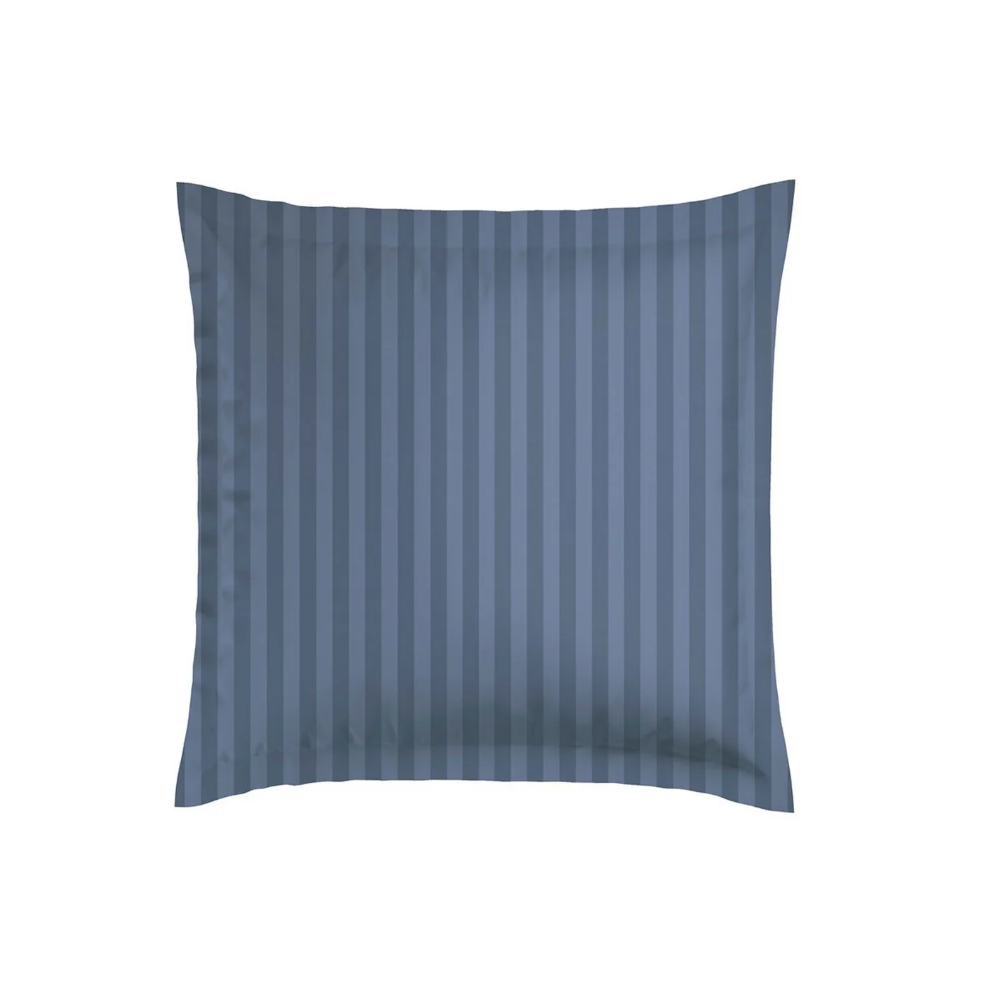 Set De 2 Taies D'Oreiller Satin De Coton Rayure Tissé Dobby - Bleu - Dobby Stripe Woven - Image 5