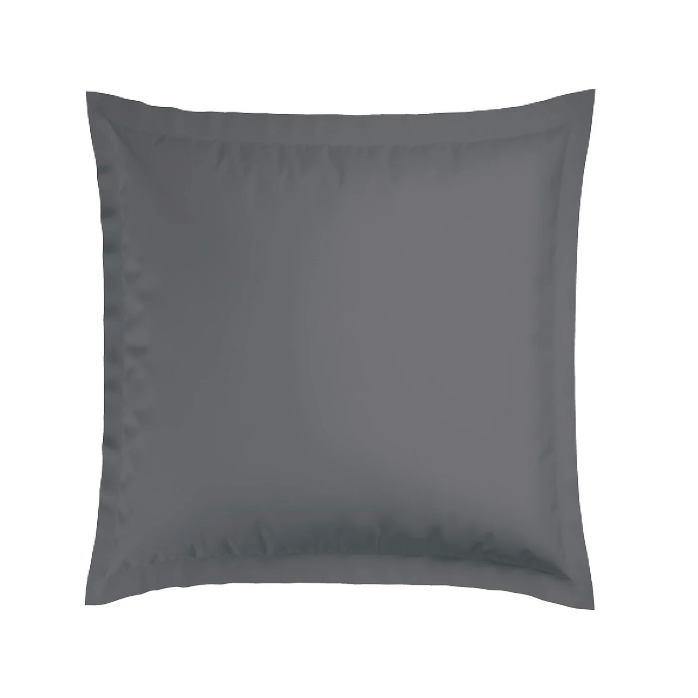 Set De 2 Taies D'Oreiller Satin De Coton Rayure Tissé Dobby - Gris Foncé - Dobby Stripe Woven - Image 6