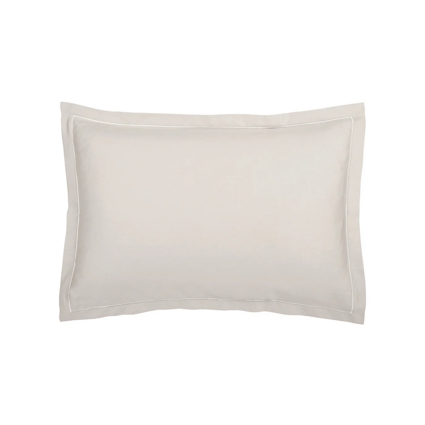 Set De 2 Taies D'Oreiller Satin De Coton - Taupe 05 - Uni 1 Baratta - Image 5