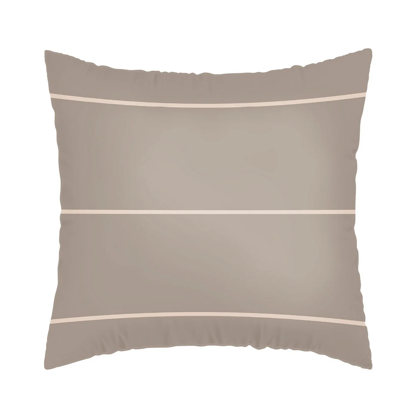 Set De 2 Taies D'Oreiller Satin De Coton - Taupe - Camille - Image 4