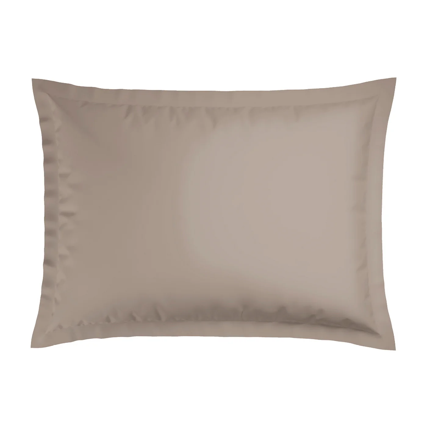 Set De 2 Taies D'Oreiller Satin De Coton - Taupe / Taupe - Nice - Image 3