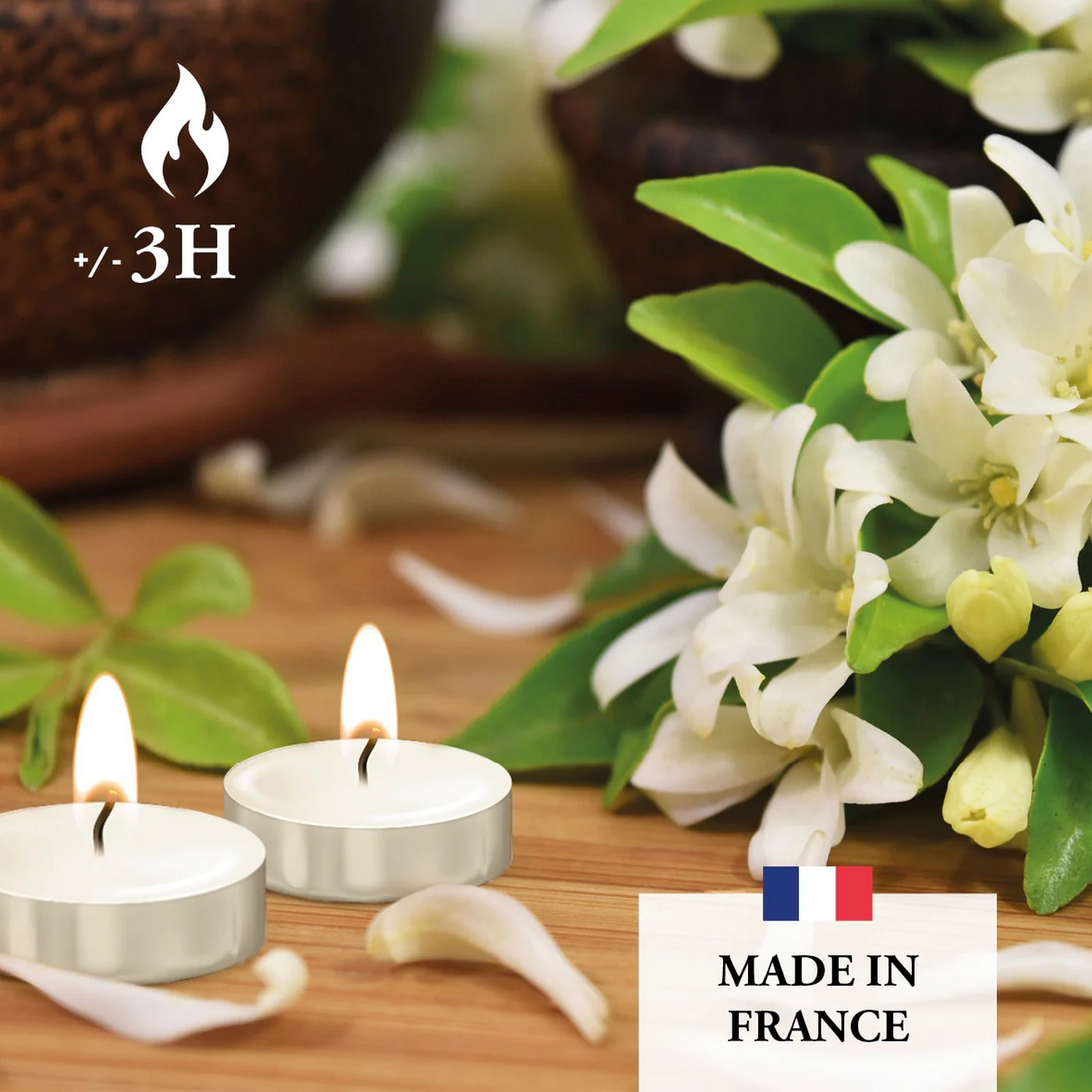 Set De 24 Bougies Chauffe-Plat - Ylang & Jasmin - - Image 5
