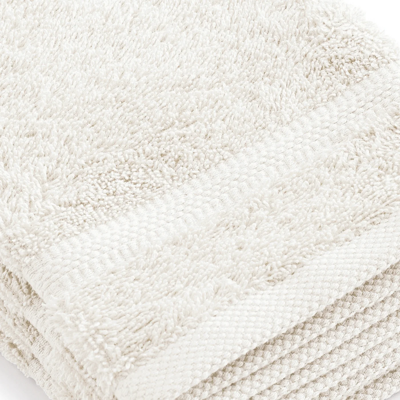 Set De 4 Gants De Toilette - Blanc - Vague - Image 5