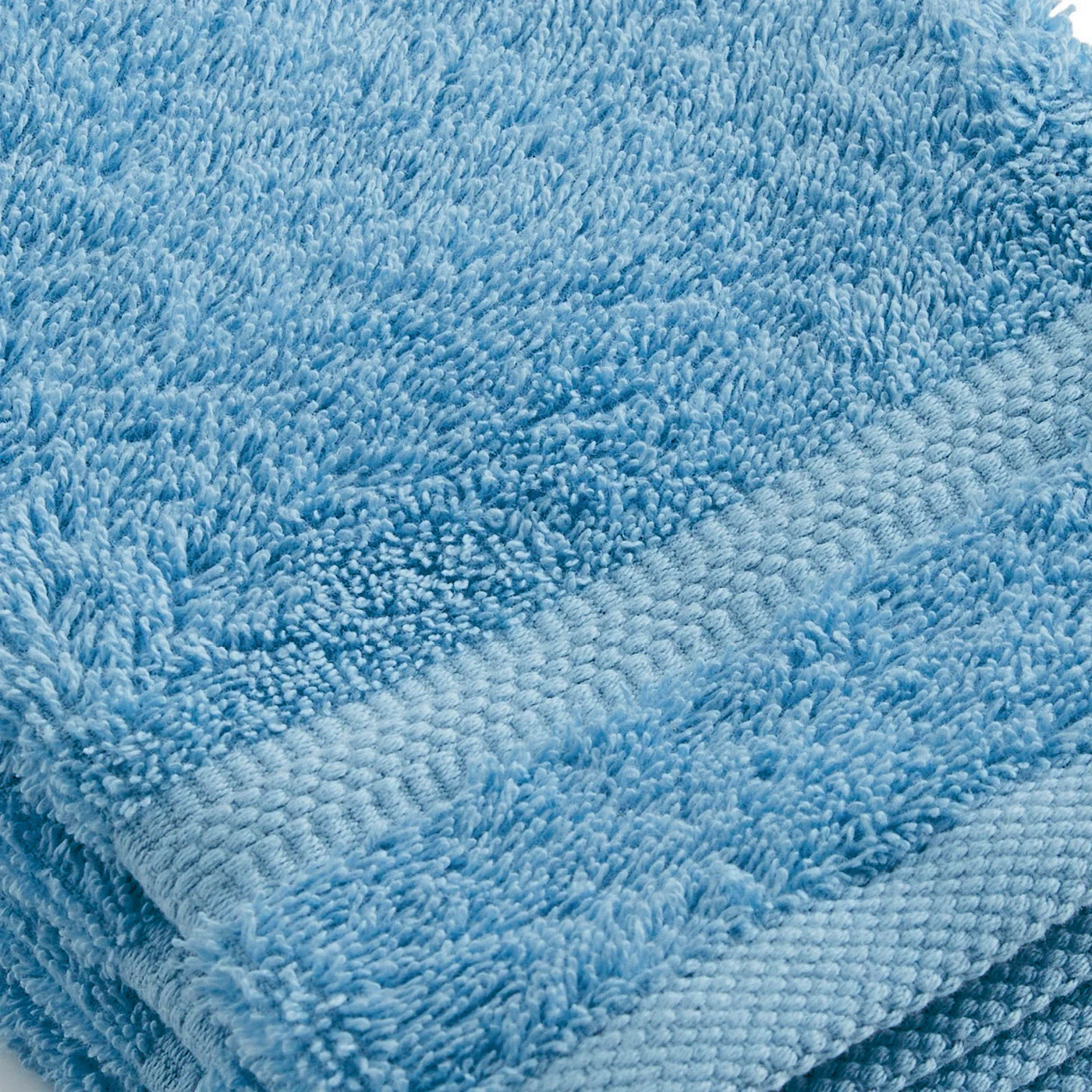 Set De 4 Gants De Toilette - Bleu Ciel - Vague - Image 5
