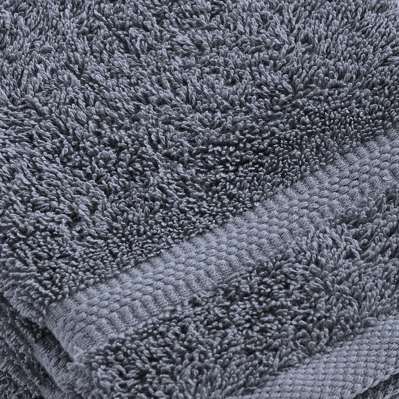 Set De 4 Gants De Toilette - Bleu Gris - Vague - Image 5