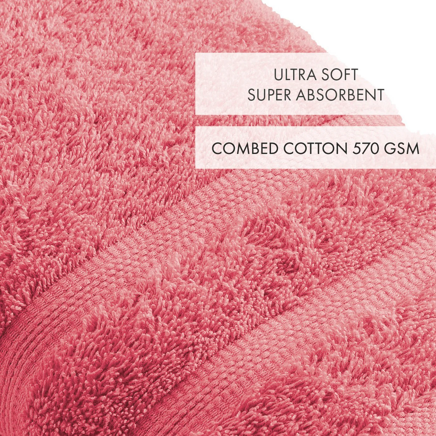 Set De 4 Gants De Toilette - Rose Hibiscus - Vague - Image 4