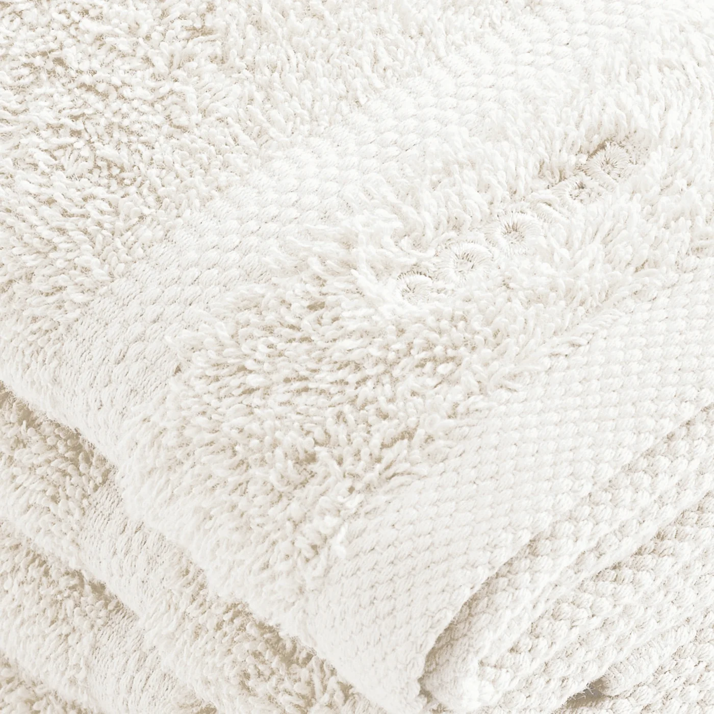Set De 4 Serviettes D'Invitées - Blanc - Vague - Image 4