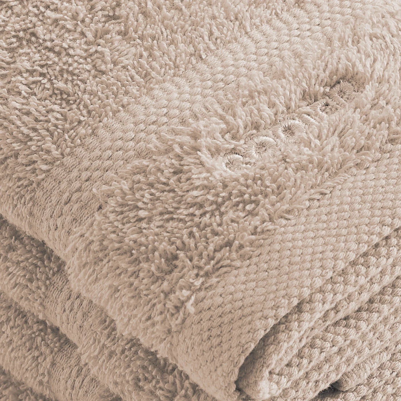 Set De 4 Serviettes D'Invitées - Taupe - Vague - Image 4