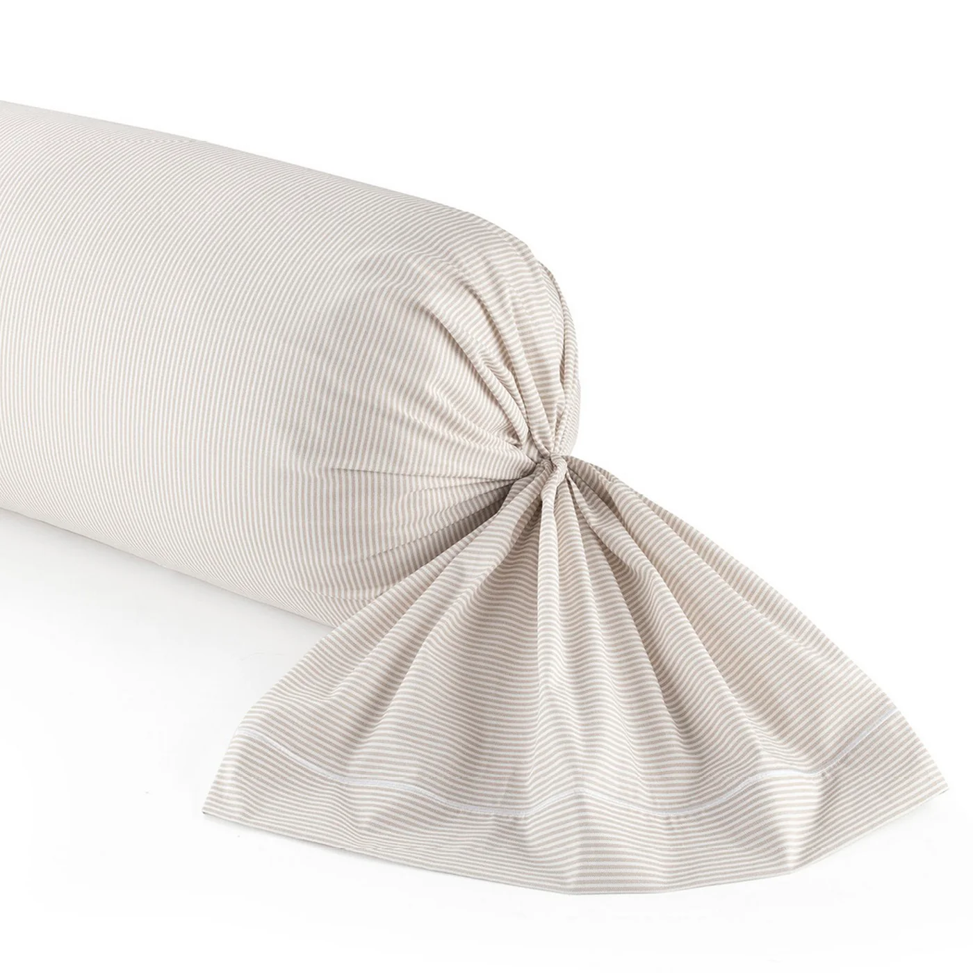 Taie De Traversin Coton Percale - Taupe - Nantes - Image 2