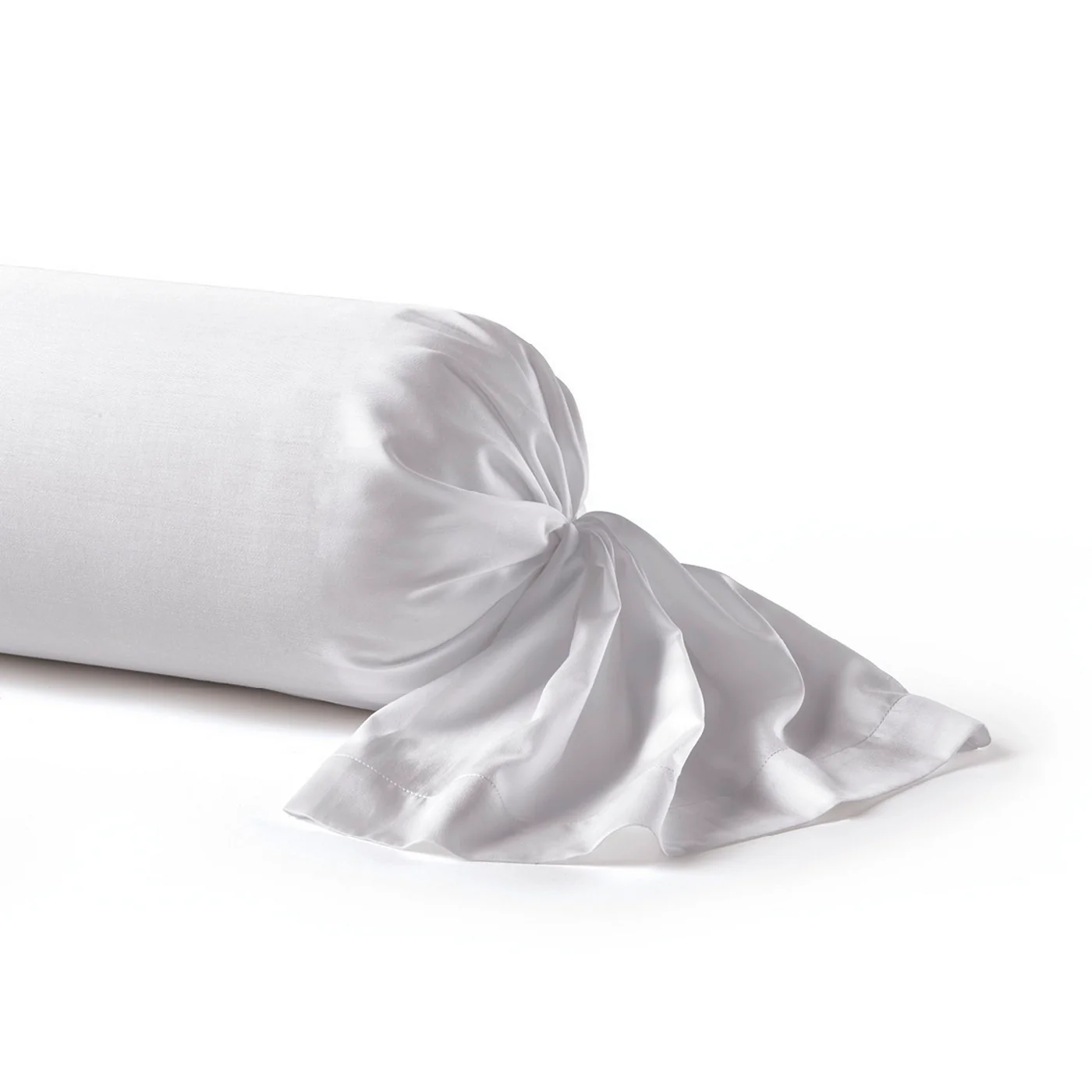 Taie De Traversin Satin De Coton - Blanc - Uni - Image 5