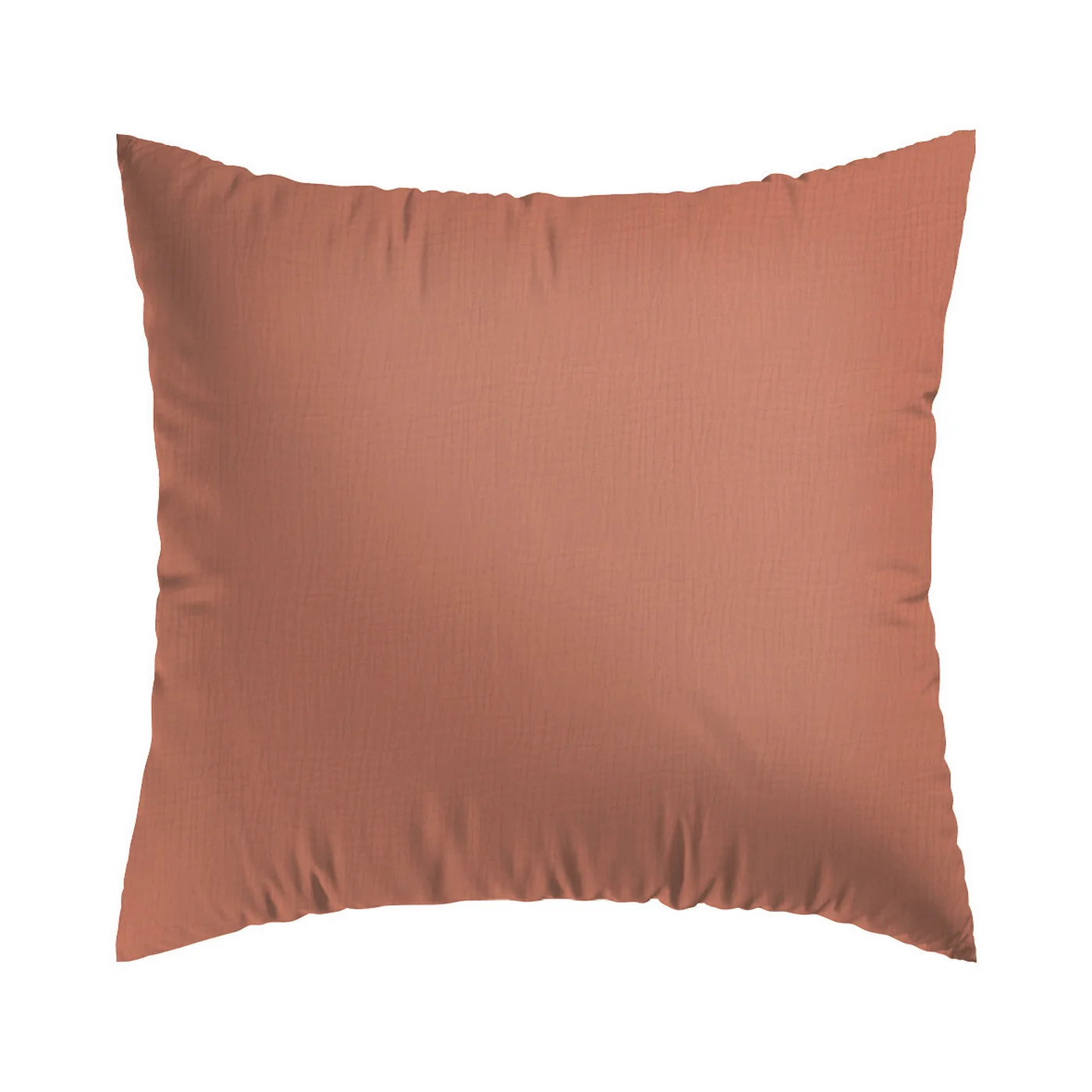 Taie D'Oreiller Gaze De Coton - Terracotta 02 - Uni - Image 2