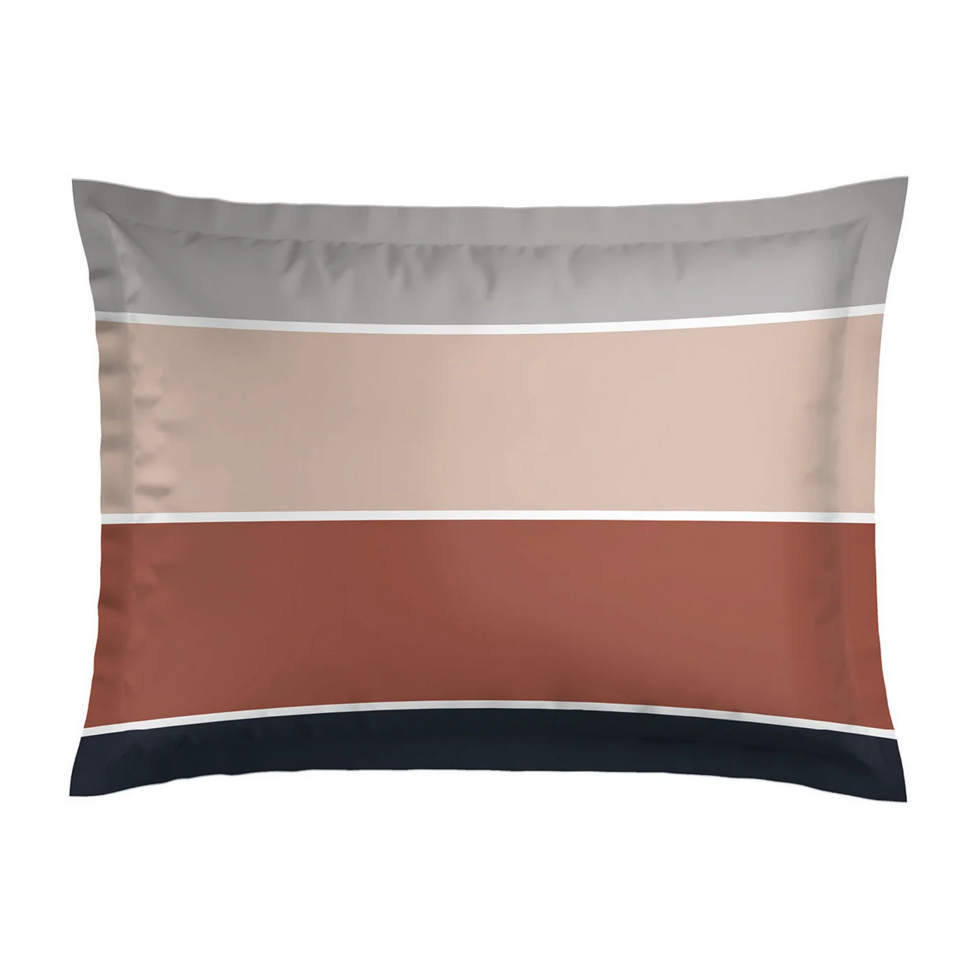 Taie D'Oreiller Satin De Coton - Brun - Nude Naturel - Image 5