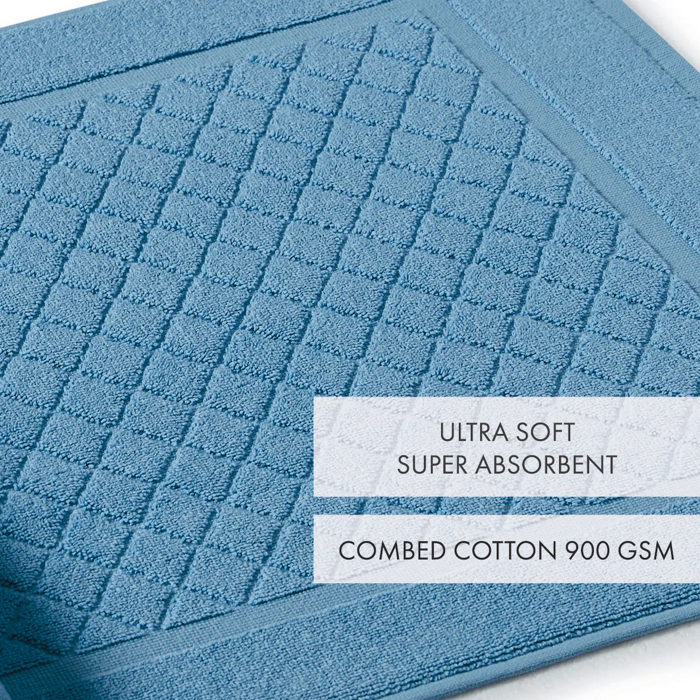 Tapis De Bain - Bleu Ciel - Image 5