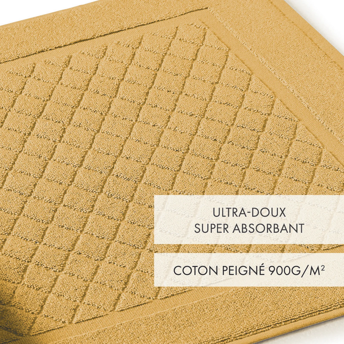 Tapis De Bain - Jaune Moutarde - Image 3