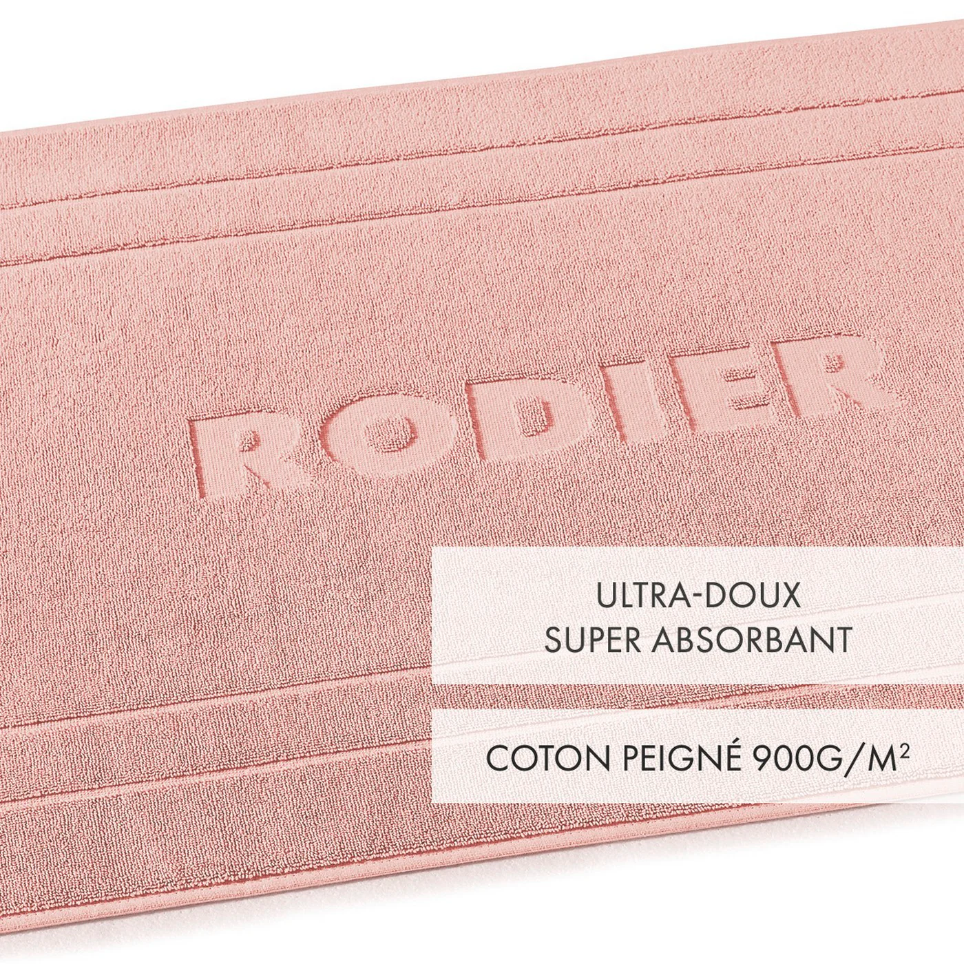 Tapis De Bain - Rose Saumon - Image 7