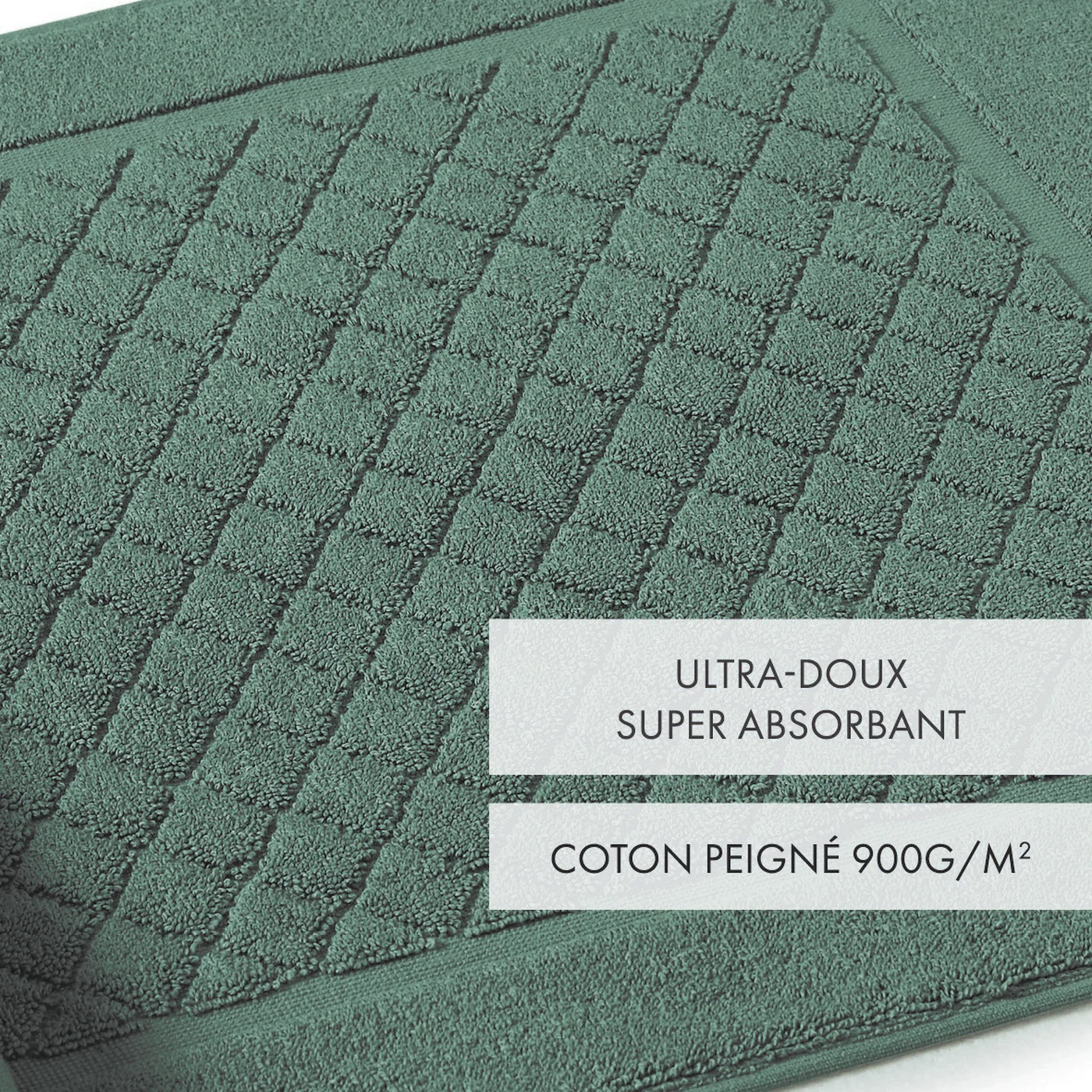 Tapis De Bain - Vert Bouteille - Image 3