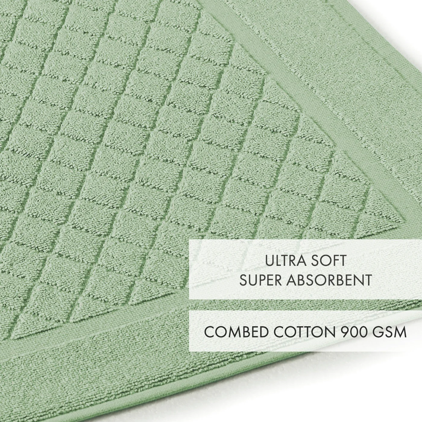 Tapis De Bain - Vert Prairie - Image 4