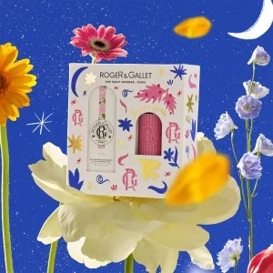 Roger&Gallet - Rose Coffret Eau Fraîche Parfumée Bienfaisante - Bougie Parfumée - 100Ml - Image 2