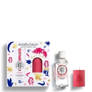Roger&Gallet - Gingembre Rouge Coffret Eau Fraîche Parfumée Bienfaisante - Bougie Parfumée - 100Ml - Image 2