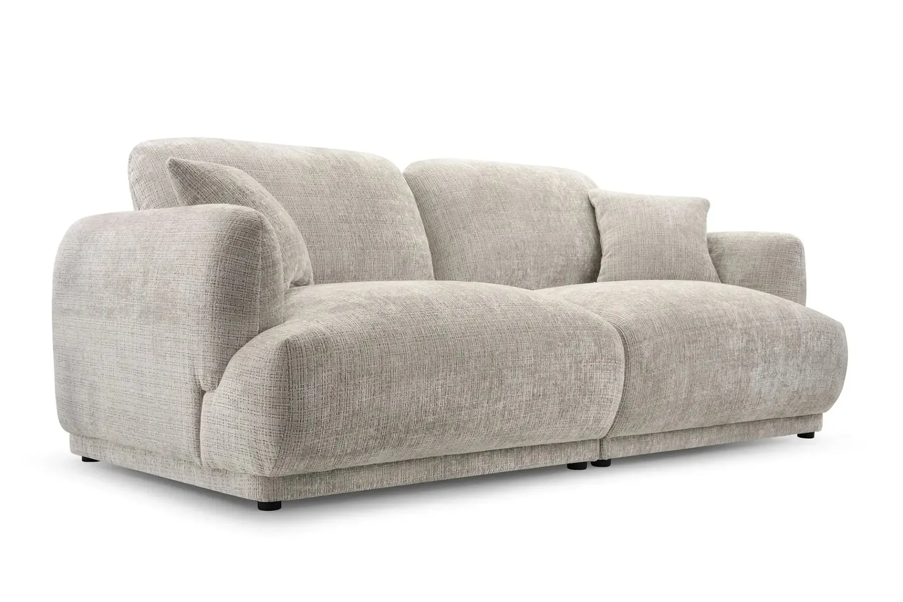 Canapés 2 Places - Rosalie - Tissu Chenille - Image 8