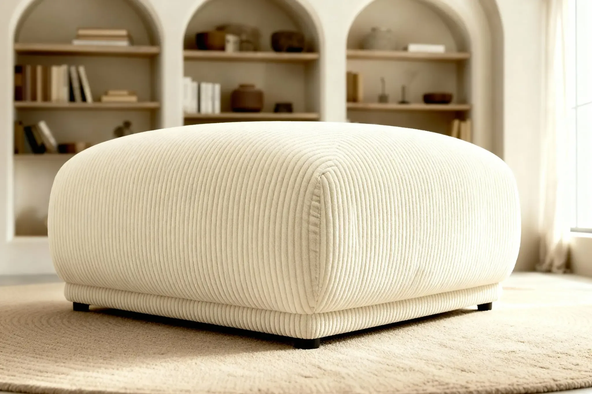 Rosalie - Pouf Velours Cotelé - Image 3