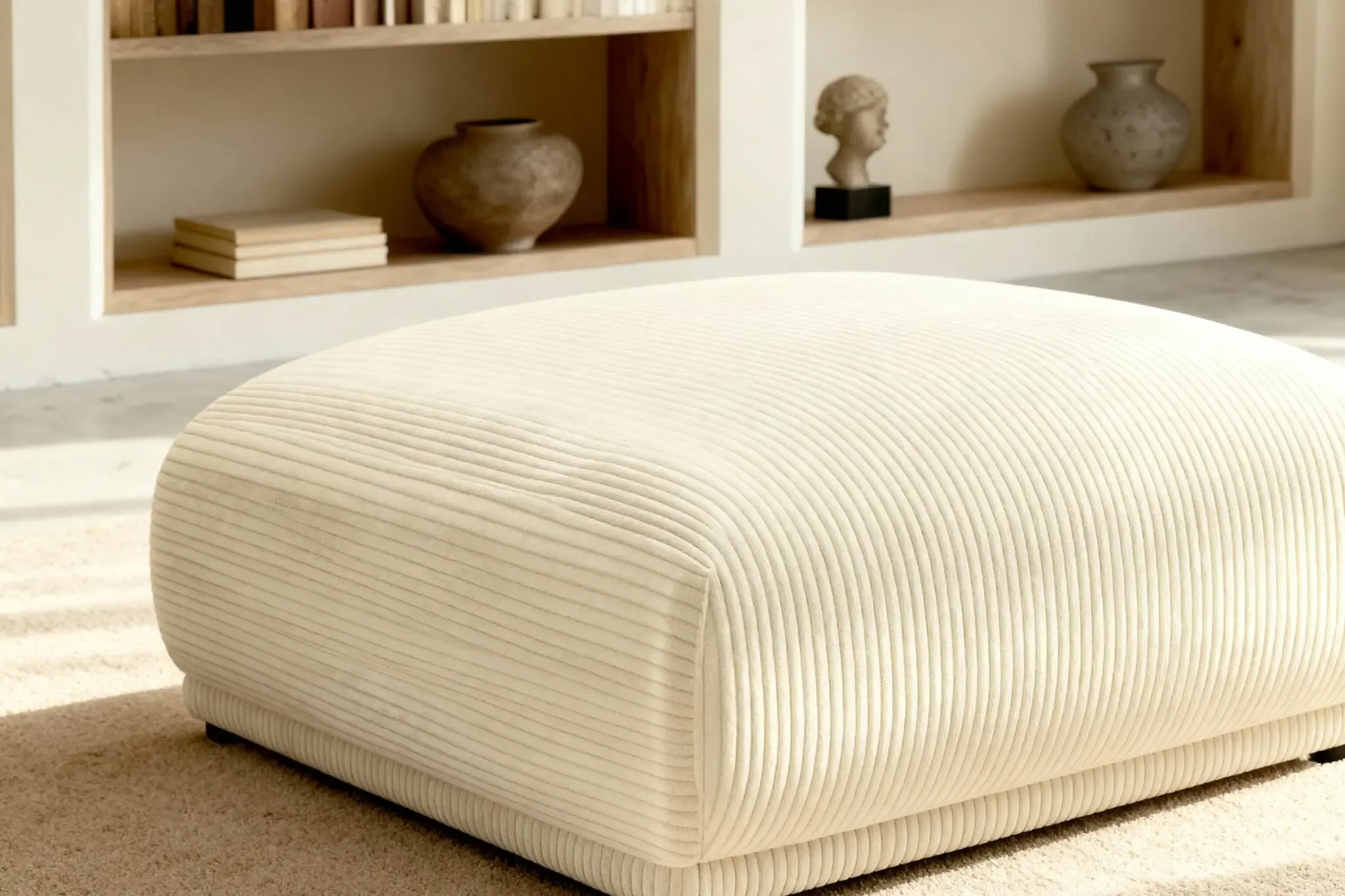 Rosalie - Pouf Velours Cotelé - Image 4