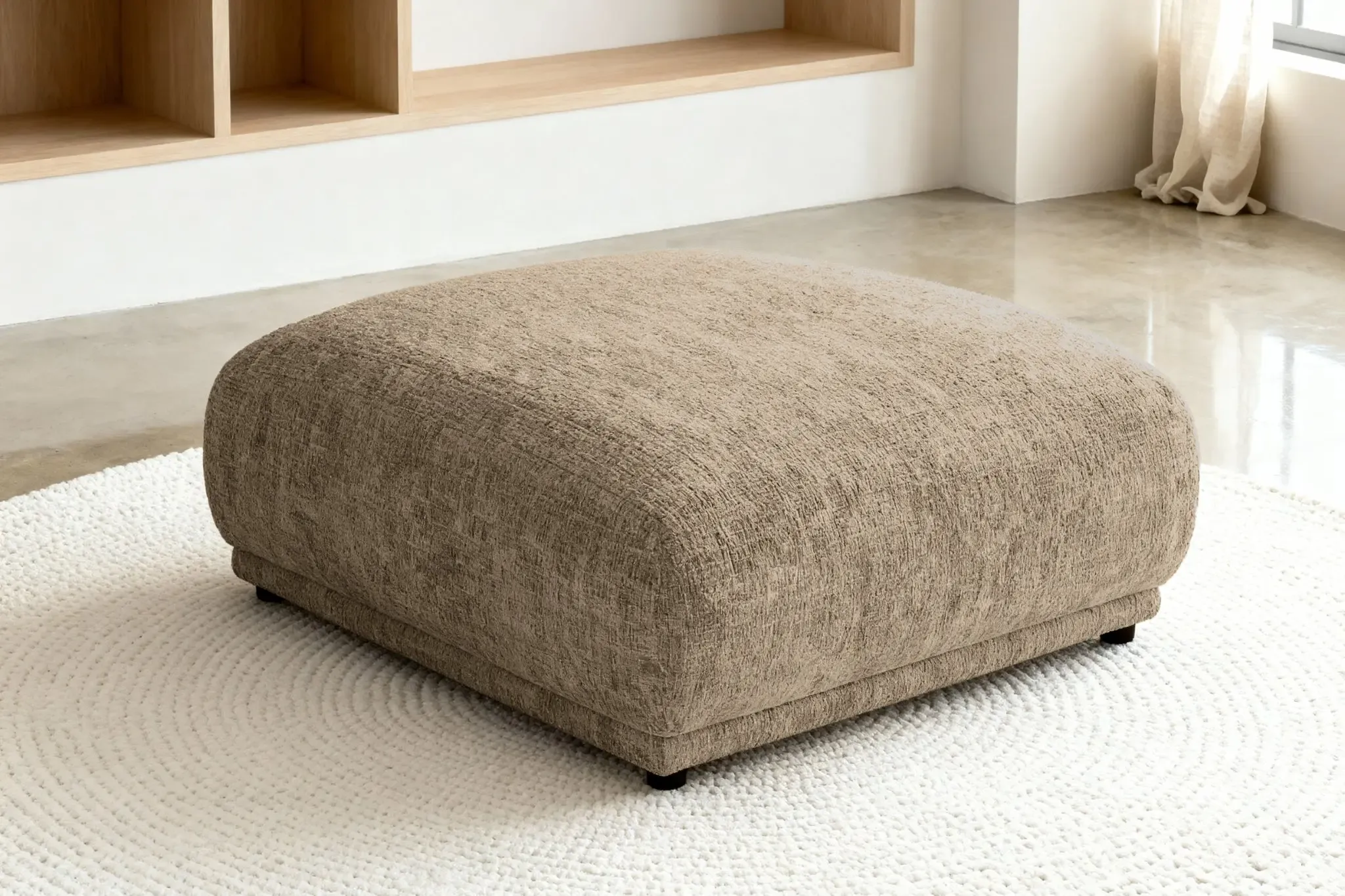 Rosalie - Pouf Tissu Chenille - Image 14