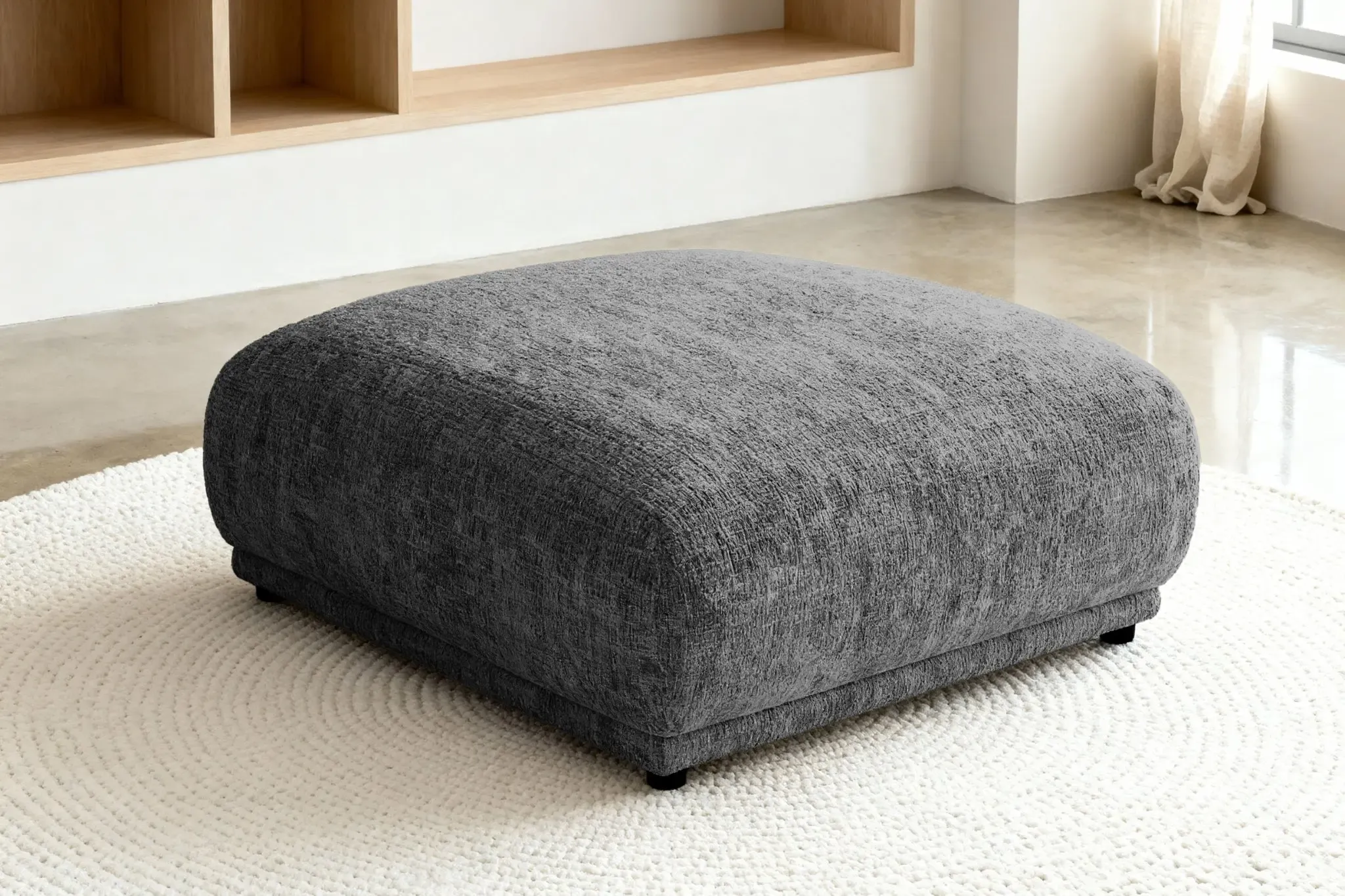 Rosalie - Pouf Tissu Chenille - Image 26