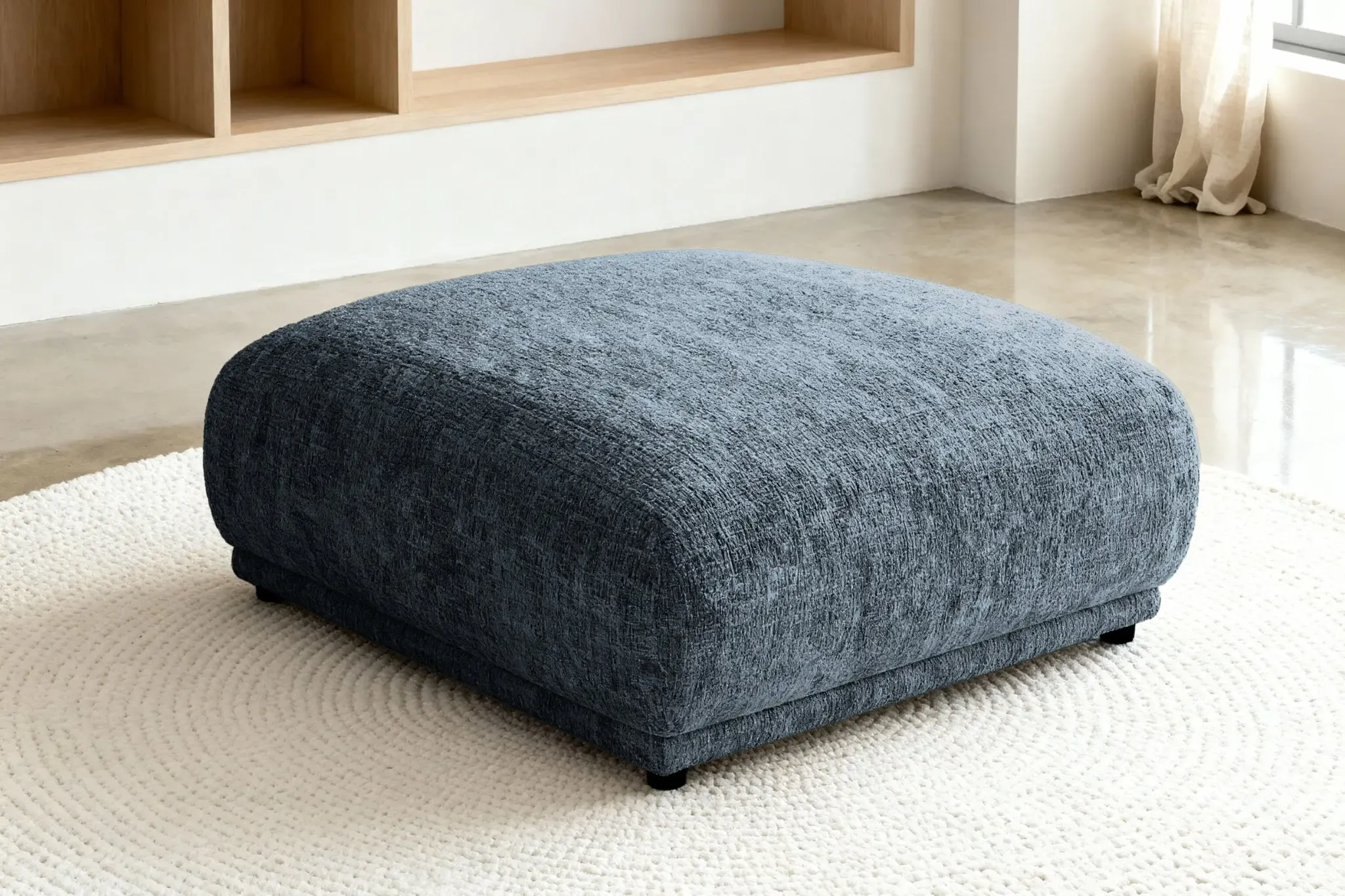 Rosalie - Pouf Tissu Chenille - Image 8