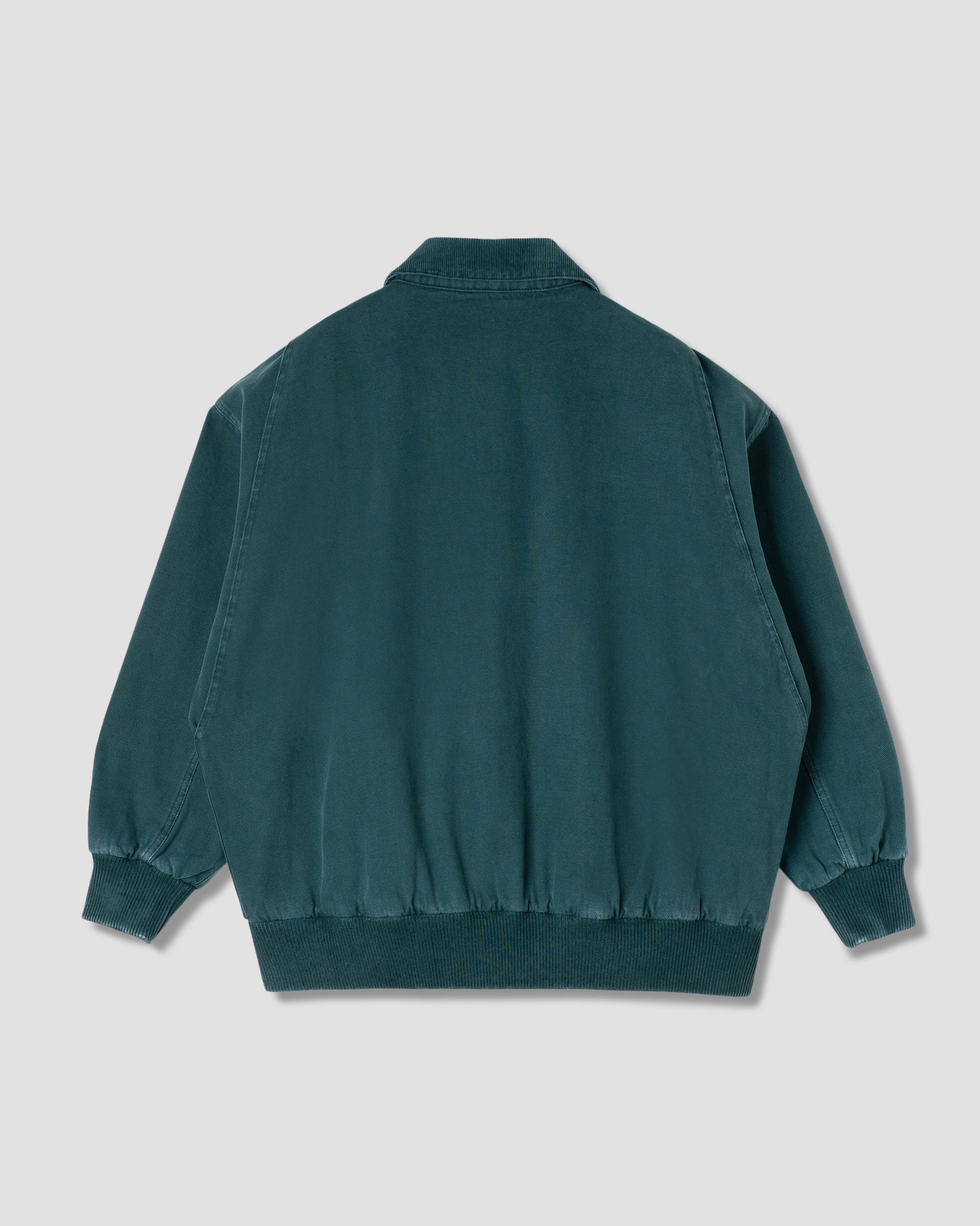 Roughneck Collared Bomber - Washed Botanical Green Canvas - Image 5