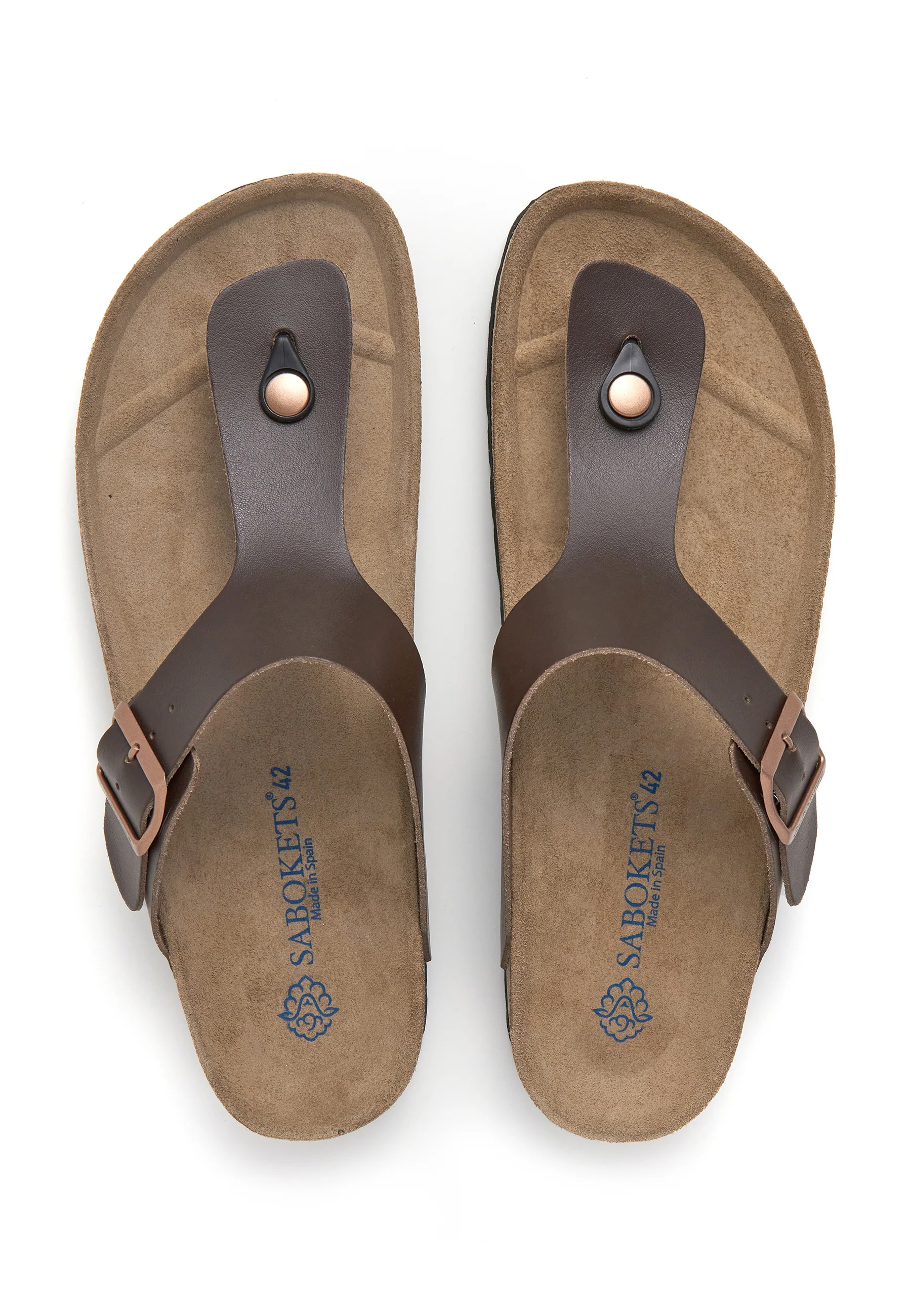 Sandales - Brune - Homme - Image 4