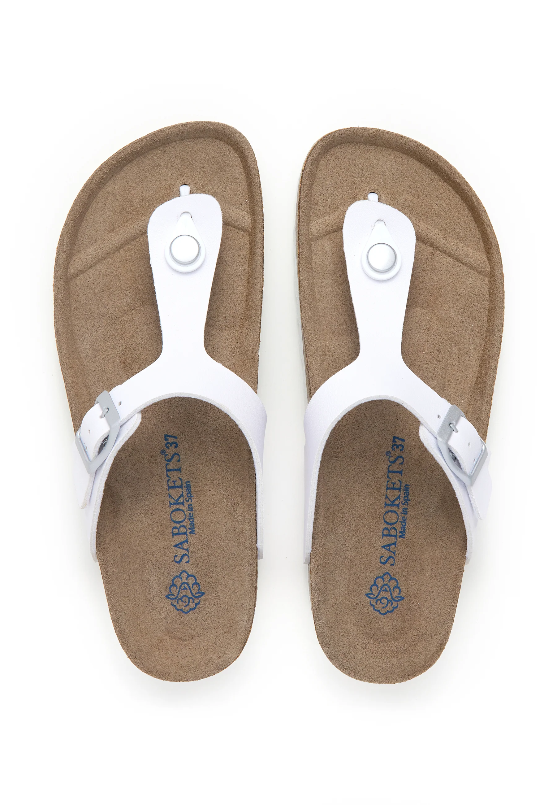 Sandales - Blanc - Femme - Image 4