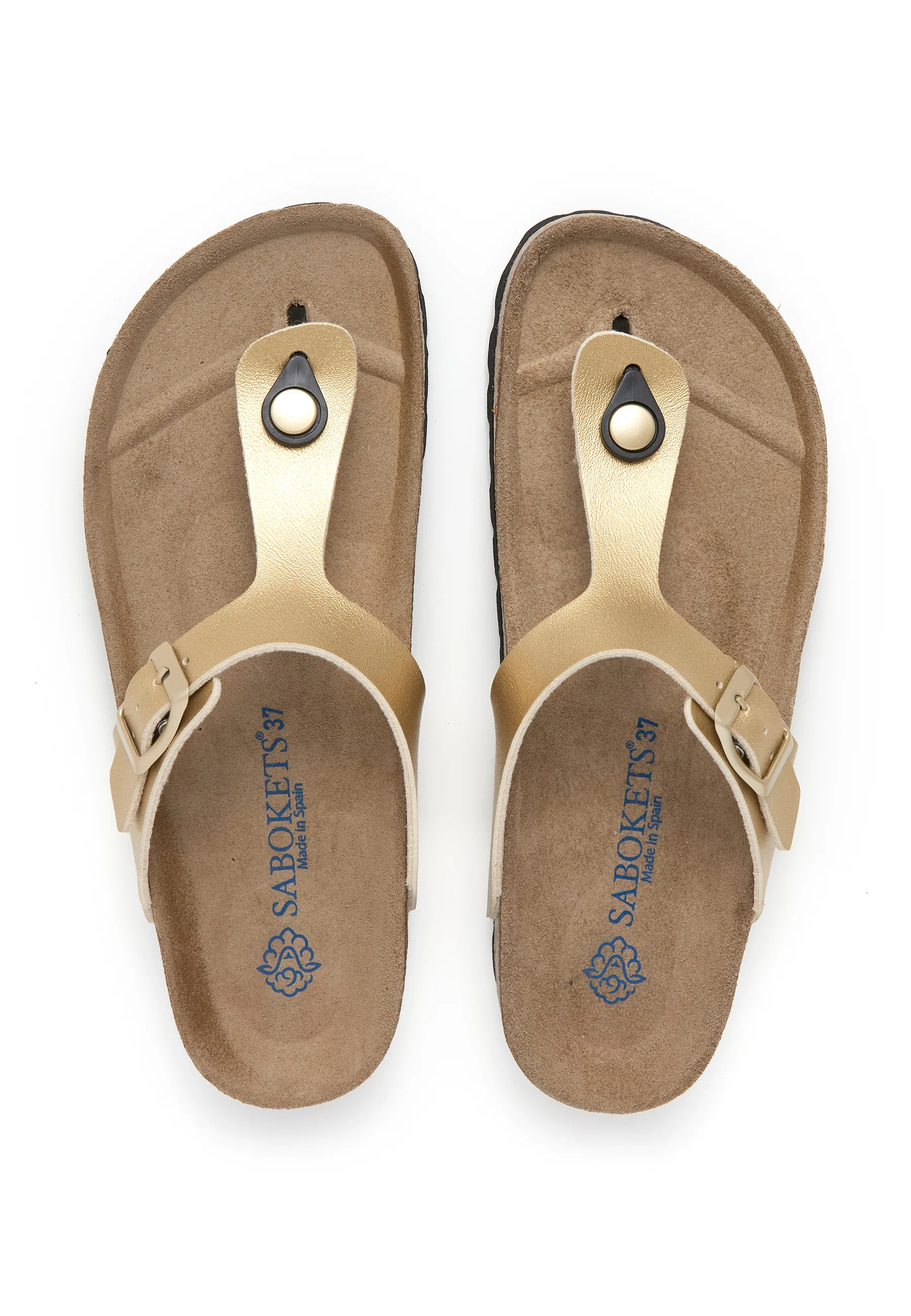 Sandales - Doré - Femme - Image 4