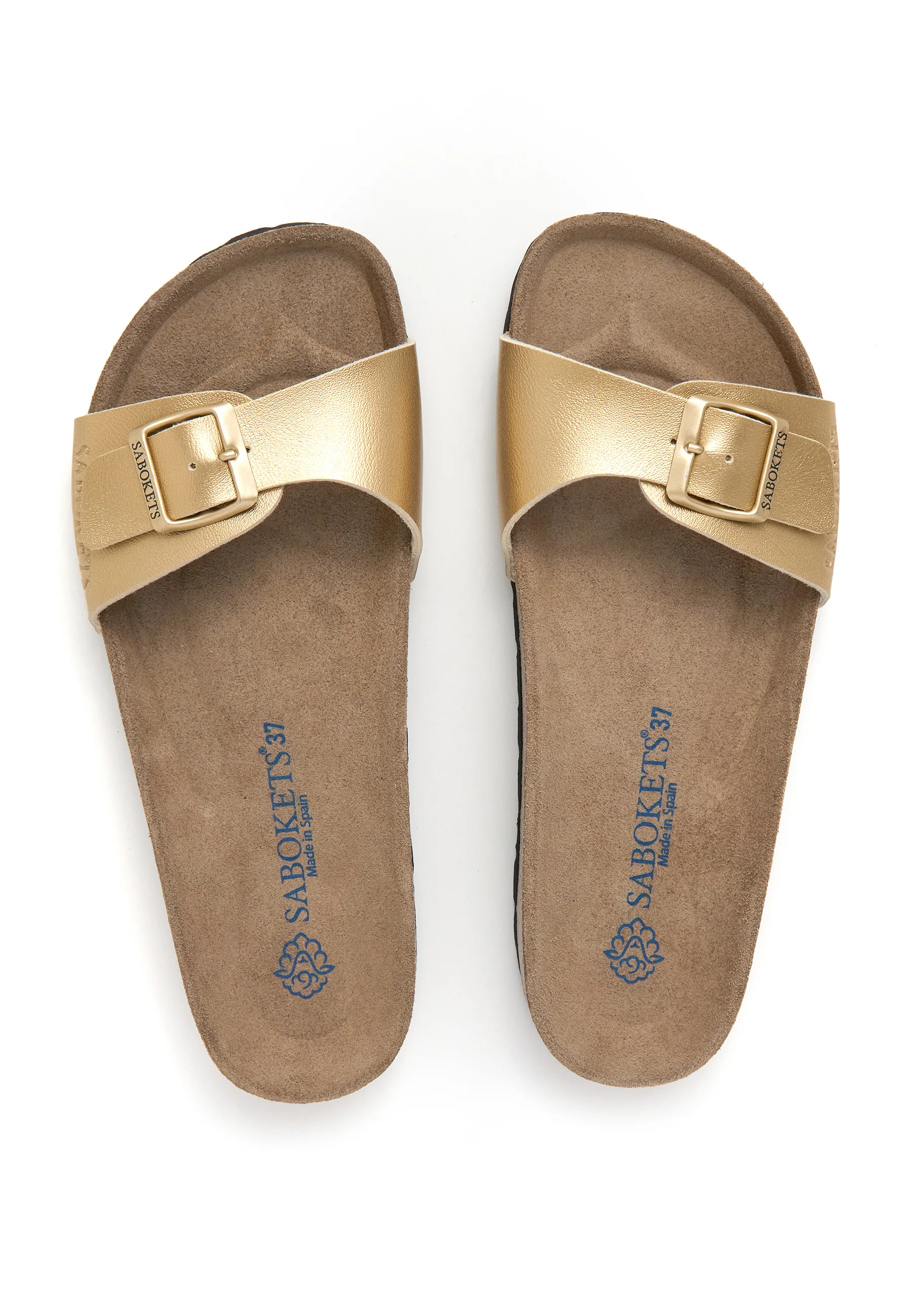 Sandales - Doré - Femme - Image 4