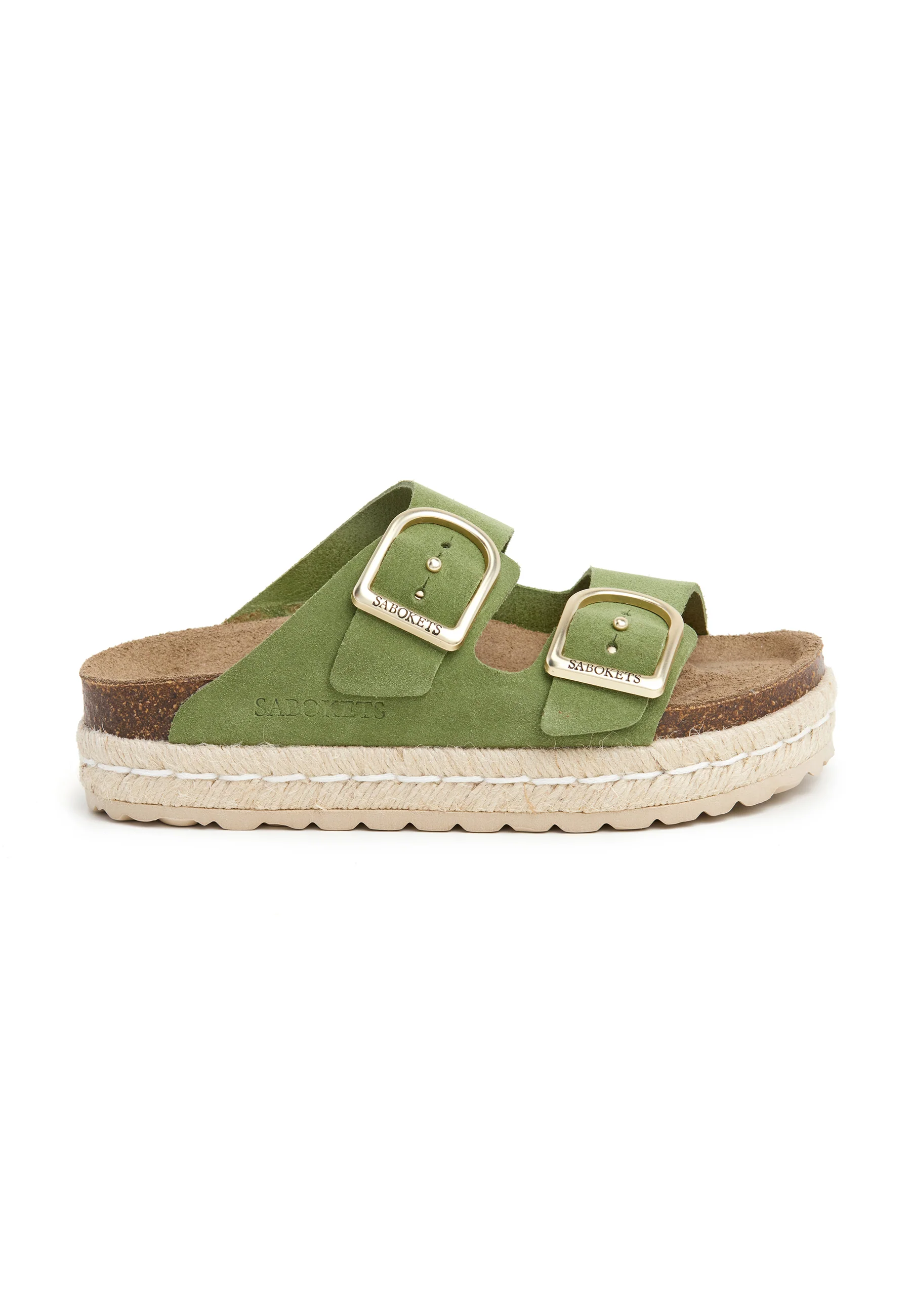 Sandales - Verte - Femme - Image 2