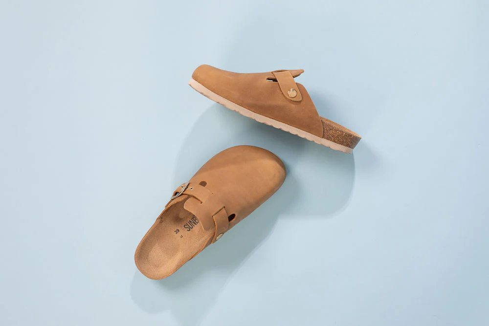 Sabots Molky - Cuir - Tan - Femme - Image 2