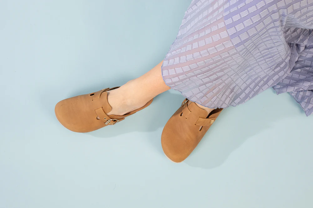 Sabots Molky - Cuir - Tan - Femme - Image 3