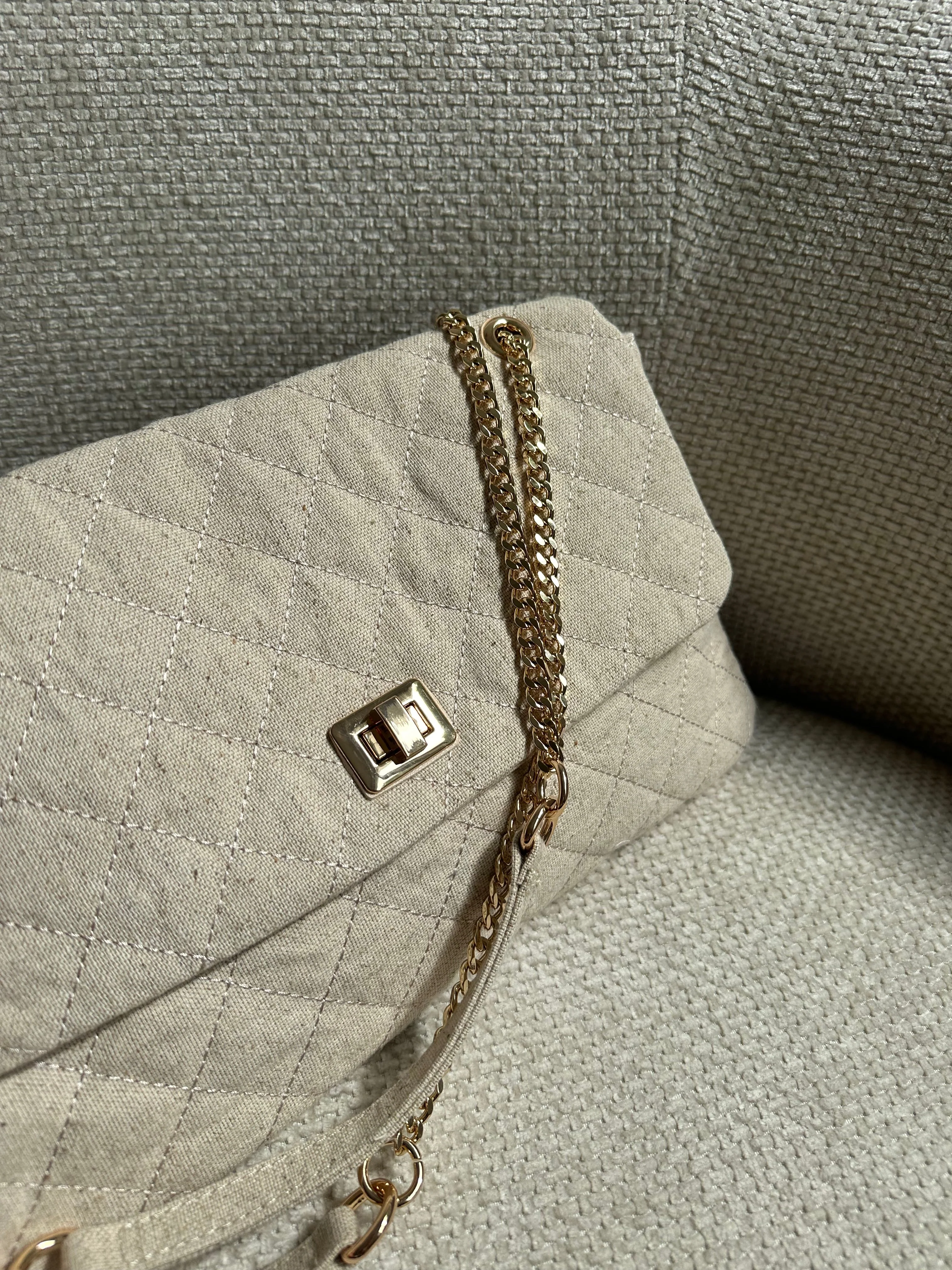 Sac À Main Hortense Beige Lin - Image 2