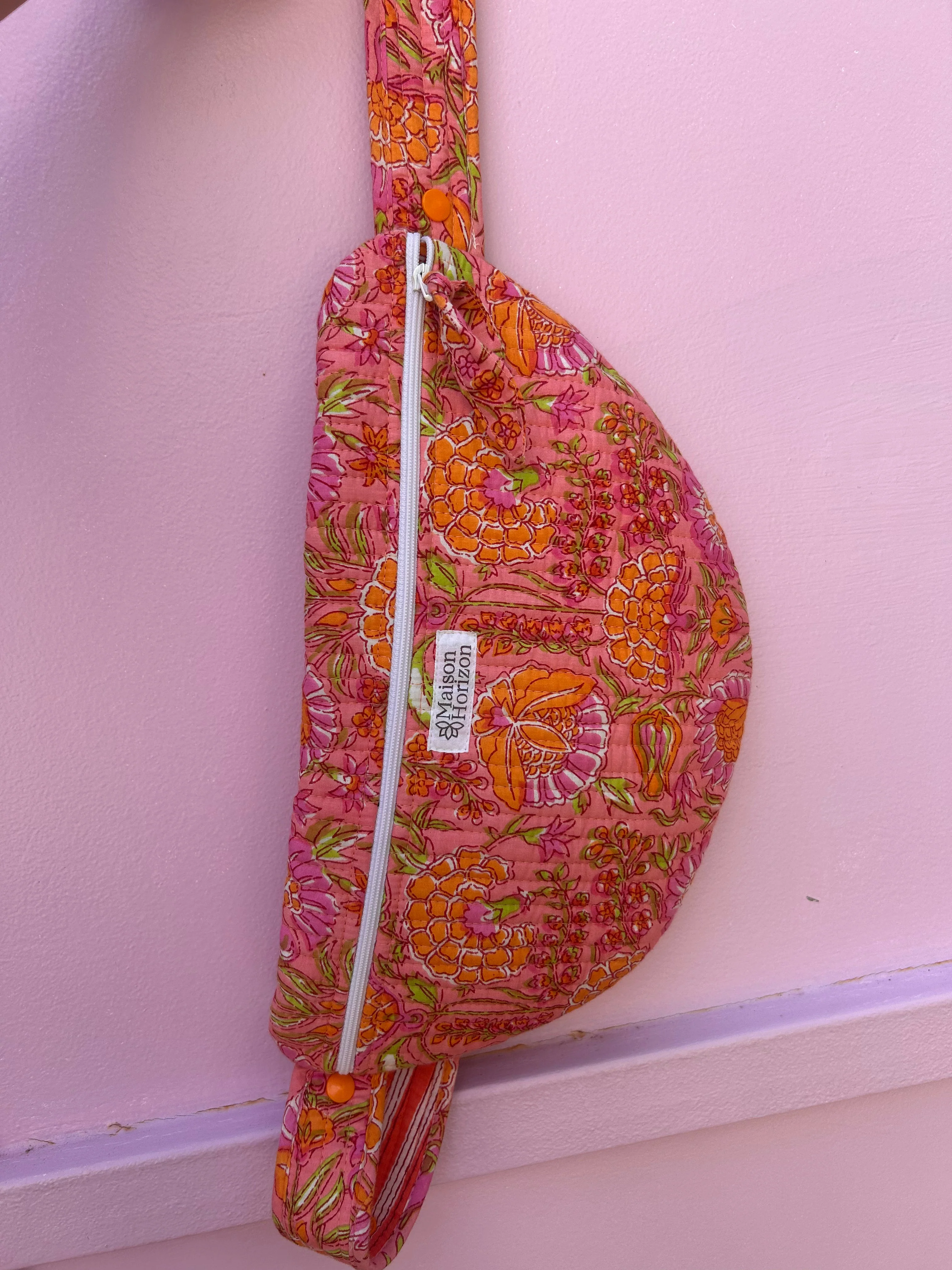 Sac Banane À Langer Kimi - Rose Oranger - Image 2